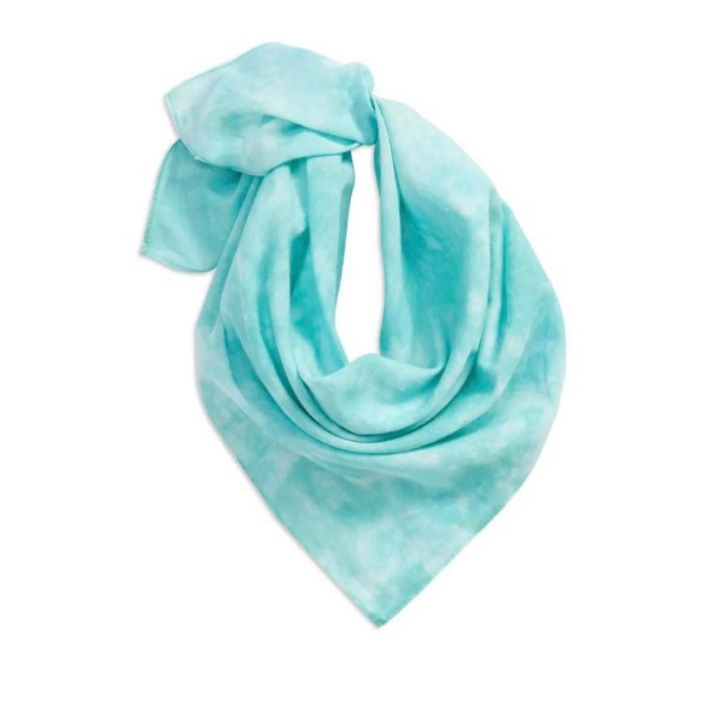 Madewell Blue Tie-Dye Bandana